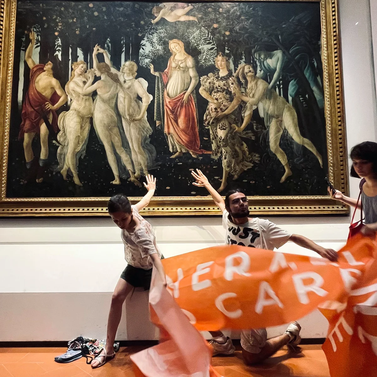 Botticelli Primavera Protest